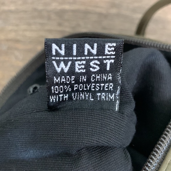 Vintage Nine West Super Lites Olive Green Small Crossbody Bag Purse - Picture 4 of 6